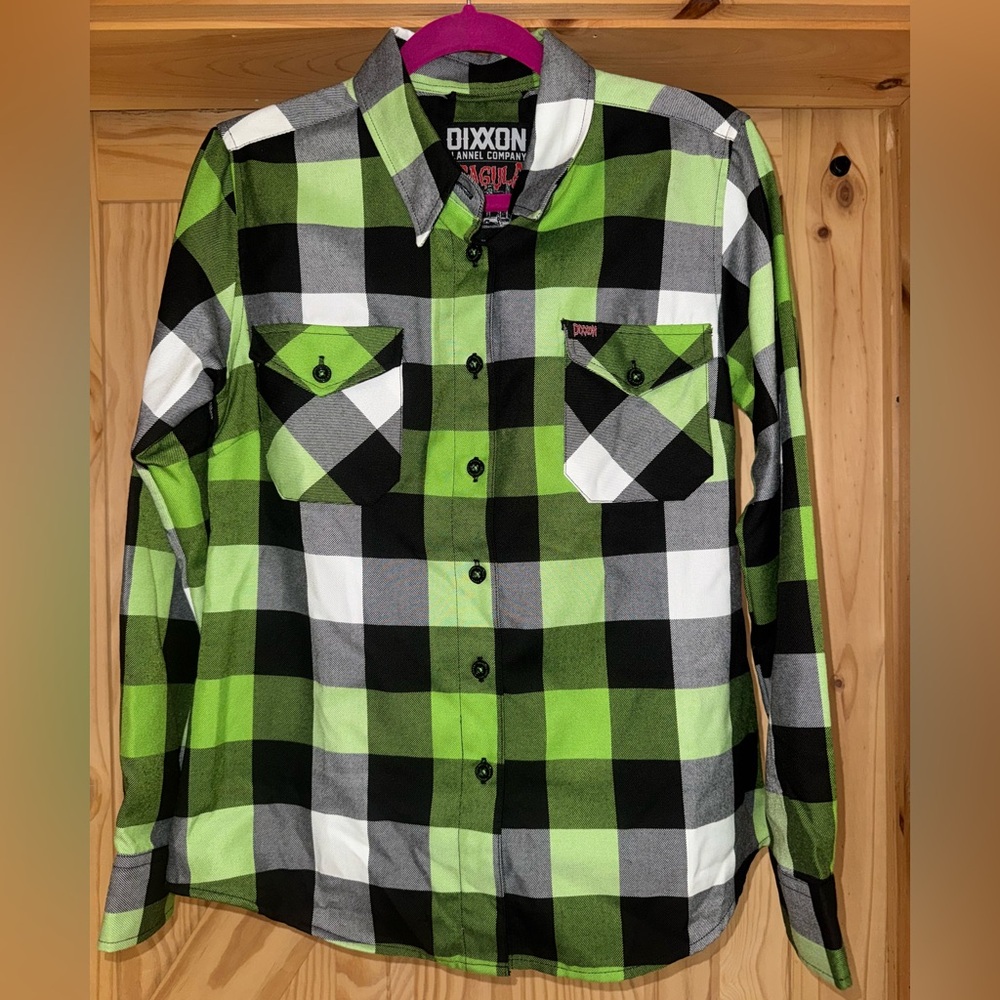 DIXXON “DRAGULA” Limited Addition Women’s Flannel - Picture 2 of 6